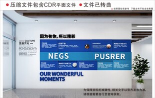 现代企业文化墙