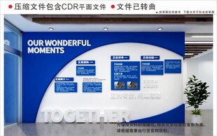 现代企业文化墙