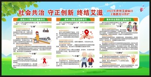世界艾滋病日宣传栏
