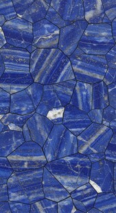蓝色碎瓷片马赛克纹理