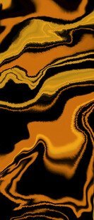 抽象流动的橙黑纹理图案