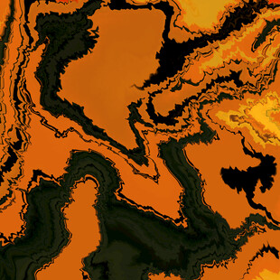 橙黑抽象纹理艺术图案