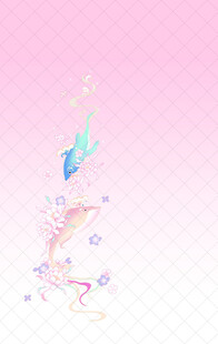 梦幻炫彩漂浮元素图案