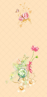 复古花卉装饰图案