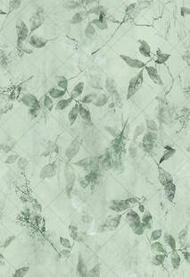 淡绿色树叶纹理背景图