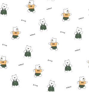 卡通图案无缝背景图