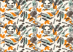 万圣节主题图案印花设计