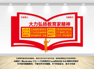 弘扬教育家精神文化墙