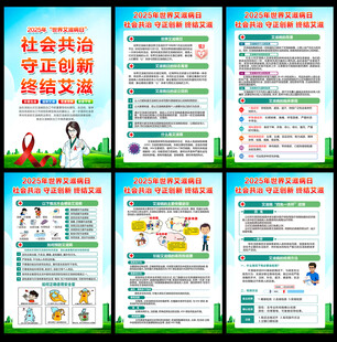 世界艾滋病日展板