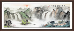 大厅山水画