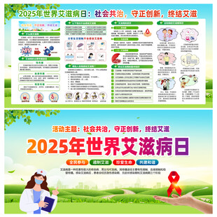 2025年世界艾滋病日宣传栏
