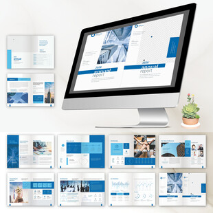 展示画册InDesign模板