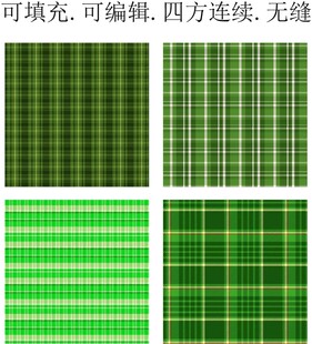 绿色格子面料  绿色格子图案 