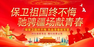保卫祖国宣传海报
