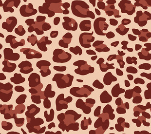 豹纹图案纹理背景图