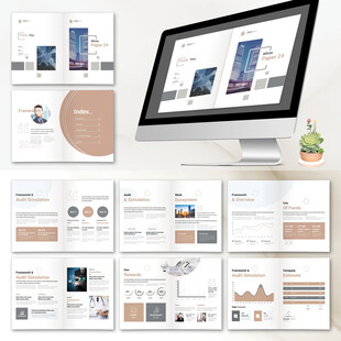 集团画册InDesign模板