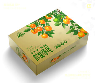 桔子包装 蜜桔礼盒