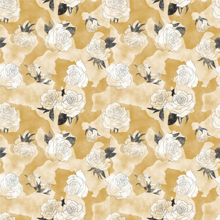 花卉图案背景清新雅致