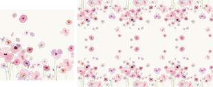 粉色碎花图案背景素材