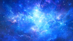 梦幻蓝色星空宇宙