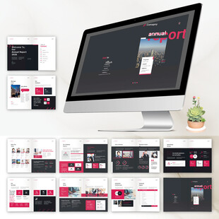 品牌画册InDesign模板