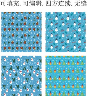 童趣圣诞图案  圣诞节主题印花