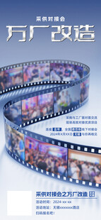 电影胶片环绕展示创意设计