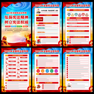 2025年国家宪法日展板