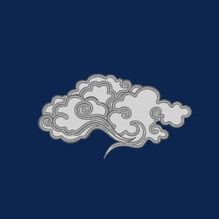 中式古典云纹图案设计