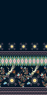 民族风几何花纹图案