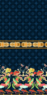 中式传统龙纹图案装饰