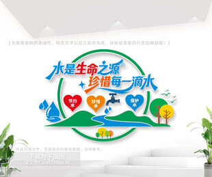 水是生命之源文化墙