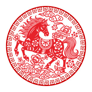 马年窗花