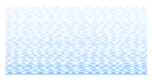 蓝色渐变波浪纹背景
