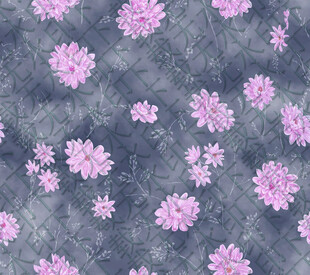 淡紫色小花背景图案