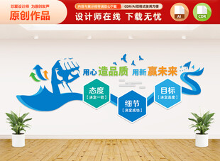 企业标语文化墙