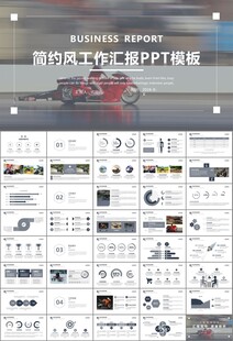 摩托车骑行极限运动动态PPT