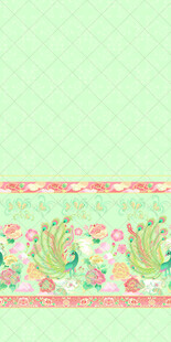 清新民族风花卉图案装饰