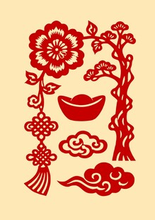 中式传统吉祥元素图案