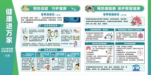 健康进万家11月宣传栏
