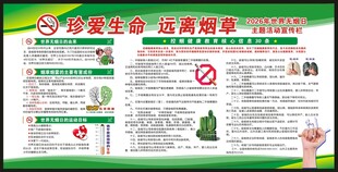 世界无烟日宣传栏