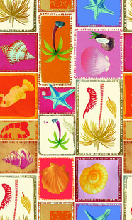 多彩海洋生物图案集合