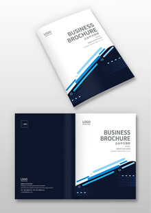 商务风企业宣传册封面