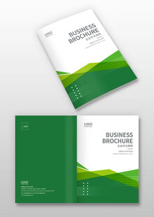 绿色宣传册封面