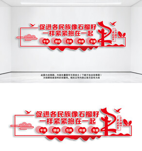 民族团结文化墙