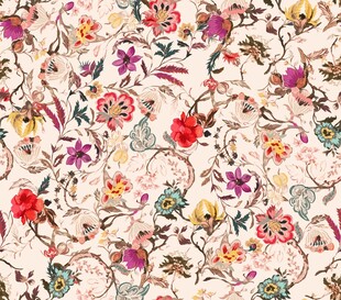 花卉图案背景纹理