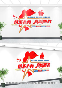 退伍军人文化墙