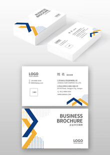 现代简约风商务名片设计