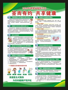 世界家庭医生日海报