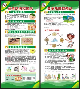预防登革热知识展架